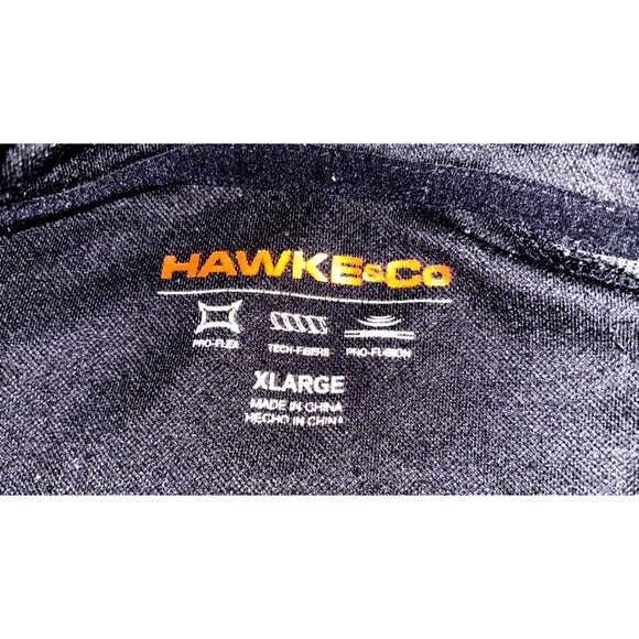 HAWKE & CO. Pro Series Quarter Zip Pullover Sportswear Grey Heather Men's XL - Picture 3 of 3